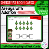 Arrays with Addition Christmas BOOM™ Cards for Standard 2.OA.C.4