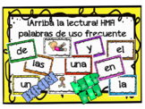 Arriba la Lectura Spanish Sight Words Exercise PowerPoint 