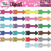 Arrow Clipart with Glitter
