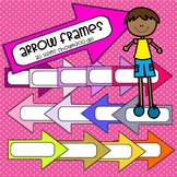 Arrow Frames/Banners - 14 total - clip art