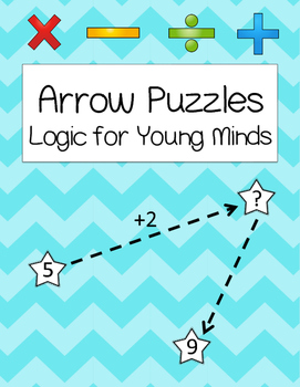 Preview of Arrow Math Logic Problems {Kindergarten & First Grade Thinking Skills}