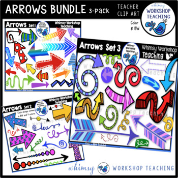 Preview of Arrows Bundle (Sets 1, 2 and 3) Clip Art