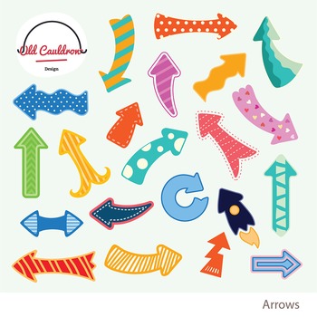 customizable arrows clipart