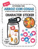 Arroz Con Cosas Book - Character Stickers - Spanish Novice