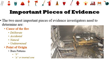 Preview of Arson Investigation PPT+ notes for Principles of Law