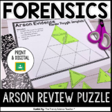 Arson Investigation Puzzle Activity for Forensics