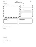 Art 6 Lesson Planning Template with New Brunswick Curricul