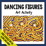 Art Activity Line Drawing - Dancing Figures (Art Project) 