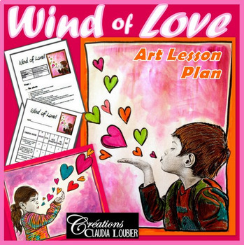 Preview of Valentine's Day Craft : Wind of Love - Mother's and Father's Day