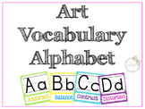 Art Alphabet Vocabulary Posters