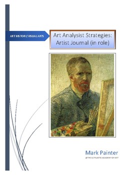 Preview of Art Analysis Strategies: Artist's Journal (in role)