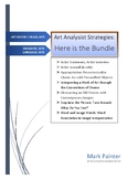 Art Analysis Strategies: Here is the Bundle