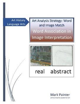 Preview of Art Analysis Strategy: Word Image Match Word Association in Image Interpretation