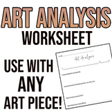 Art Analysis Worksheet