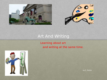 Preview of Art And Writing