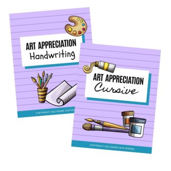 Preview of Art Appreciation Copywork – Bundle