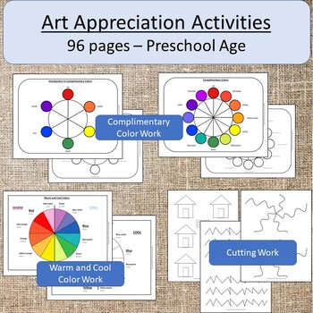 Preview of Art Appreciation  Preschool homescooling Activities