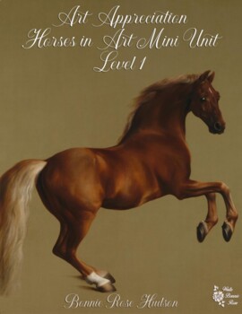 Preview of Art Appreciation: Horses in Art Mini Unit, Level 1 (with Easel Activity)