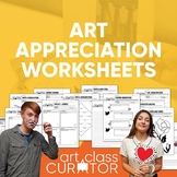 Art Worksheets Bundle - 25 Ready-to-Use Worksheets for Art