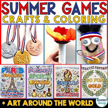 Preview of Art Around the World End of Year Worksheets Activities Cultures History Projects