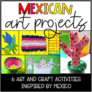 Preview of Art Around the World Mexico Hispanic Heritage Month 3rd, 4th, 5th Grade