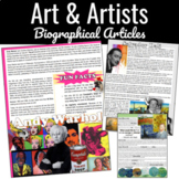 Art & Artists - 10 Biographical Articles (Van Gogh, Frida 