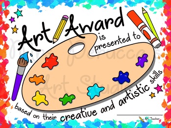 Preview of Art Award Certificate