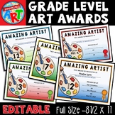 Art Awards By Grade Level
