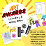 Art Awards: Elementary/ Middle School Art Show Awards & De