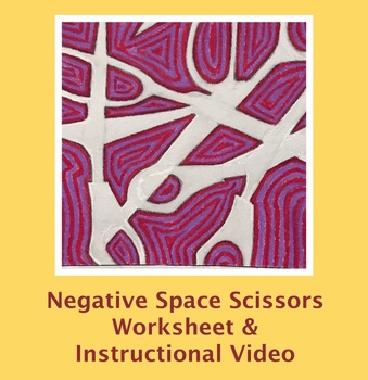 How to Teach Negative Space - Drawing Scissors - The Arty Teacher