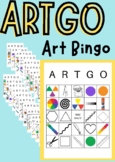 Art Bingo ARTGO Review Game Art Vocabulary 24 Unique Game Boards