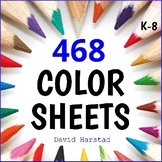 Art Bundle | 468 Summer Coloring Pages | People, Places, E