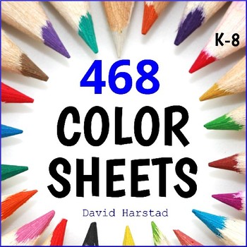Preview of Art Bundle | 468 Summer Coloring Pages | People, Places, Events (K-6)