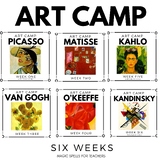 Art Camp Activities- Summer Art Camp - Literacy-based Art 