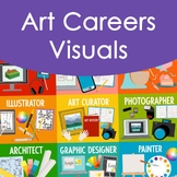 Art Career Posters or Bulletin Board Art Job Visuals