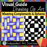 Art Center activity Visual Guide for fast finishers Op Art