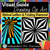 Art Center activity Visual Guide for fast finishers Op Art