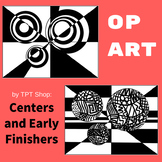 Art Center or Easy Art Lesson - Op Art