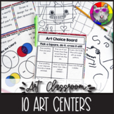 Art Centers for Elementary Students, Art Activities, Works
