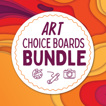 Preview of Art Choice Boards Bundle for Drawing, Painting, Ceramics, Photography & More!