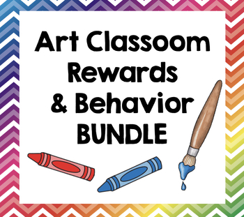 Preview of Art Class Behavior and Rewards Bundle
