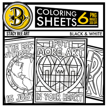 An Art Class Easel coloring page