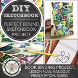 Art Class DIY Sketchbook Project: Perfect Bound Sketchbook