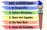 Art Class Rules: Classroom Management