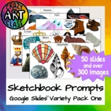 Art Class Sketchbook Drawing Ideas Variety Pack 1 for Goog