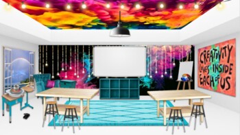 Art Class Virtual Classroom Background By Professor Potions Tpt