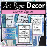 Art Classroom Decor 12 LEARNING QUOTES for Inspiration Bul