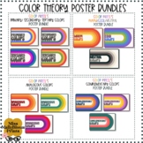 Art Classroom Decor,Color Theory Poster Bundle,Color Wheel