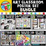 Art Classroom Poster BUNDLE for Elementary Art