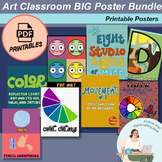 Art Classroom Printables- Big Bundle Posters Bulletin Boar